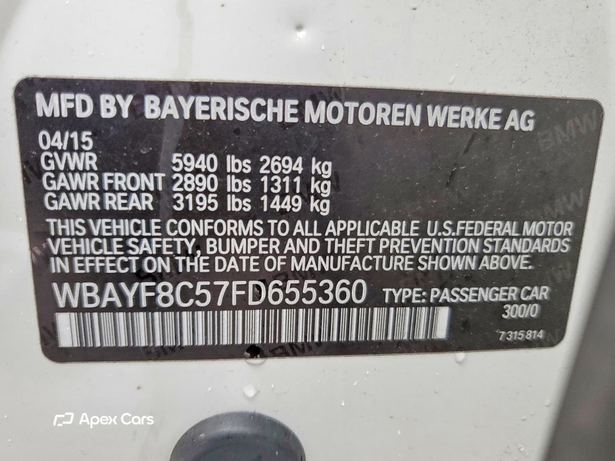BMW Series 7 2015