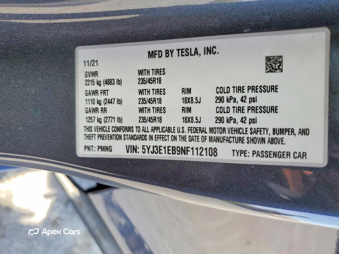 Tesla Model 3 2022