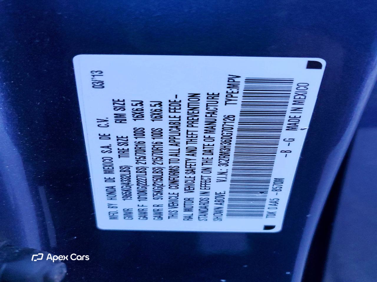Honda CR-V 2013