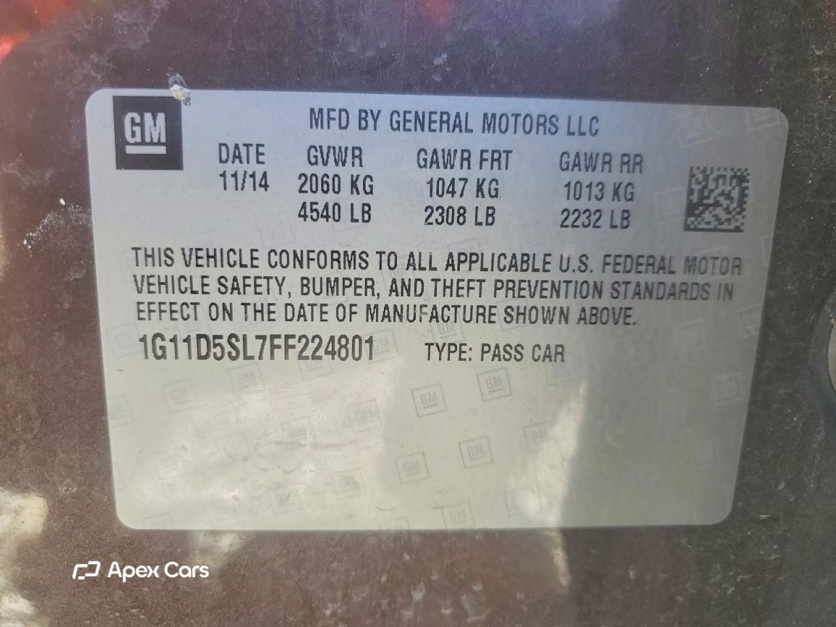 Chevrolet Malibu 2015