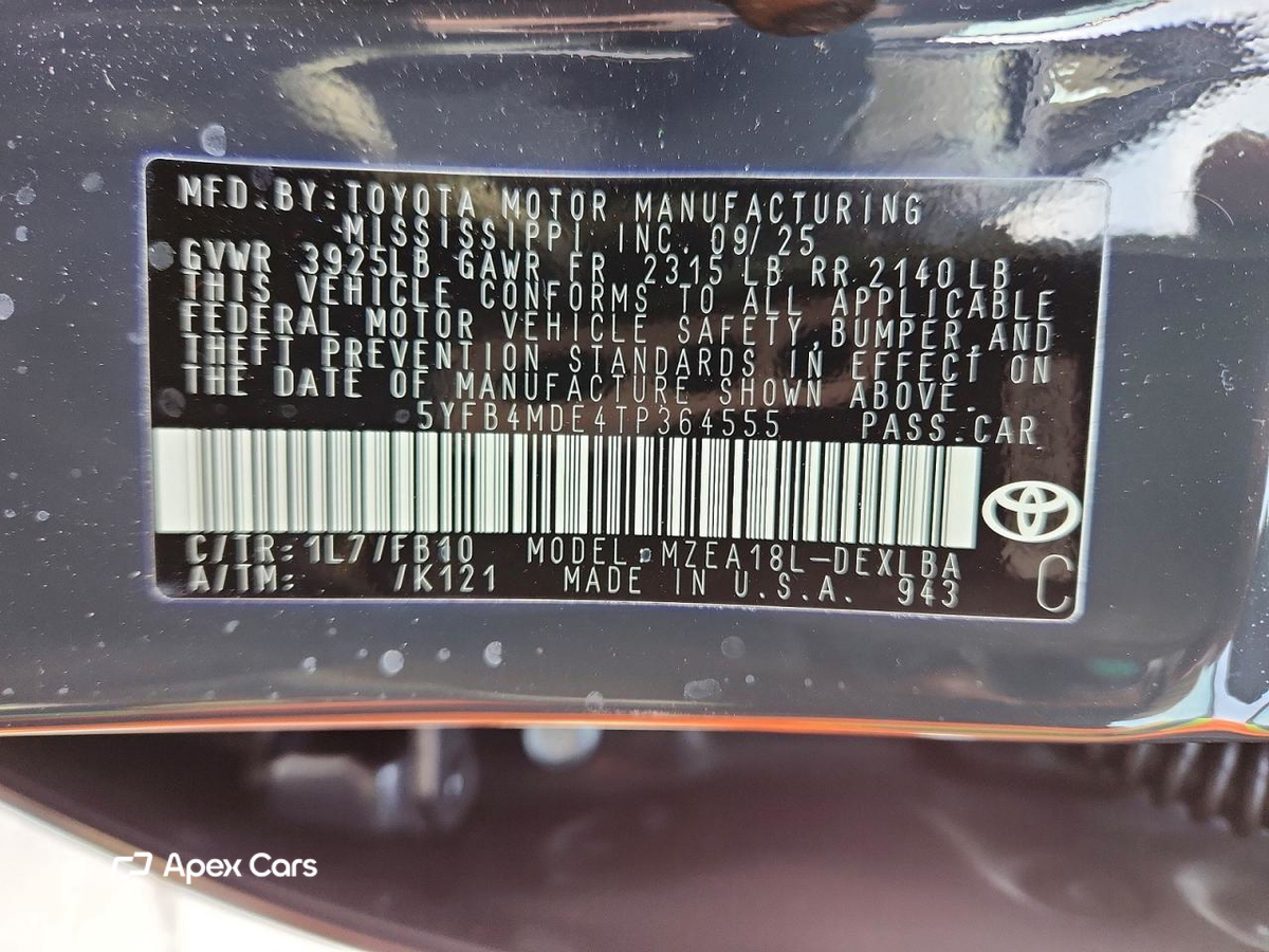 Toyota Corolla 2026