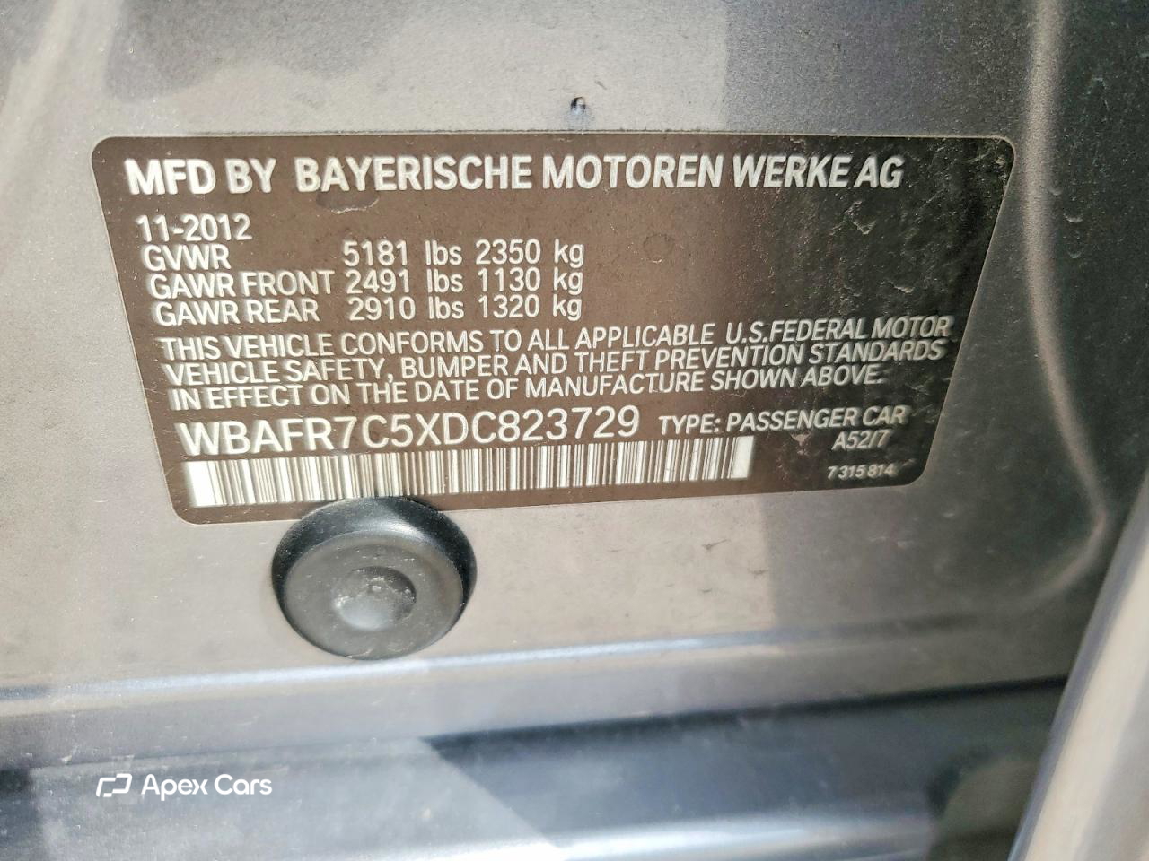 BMW Series 5 2013