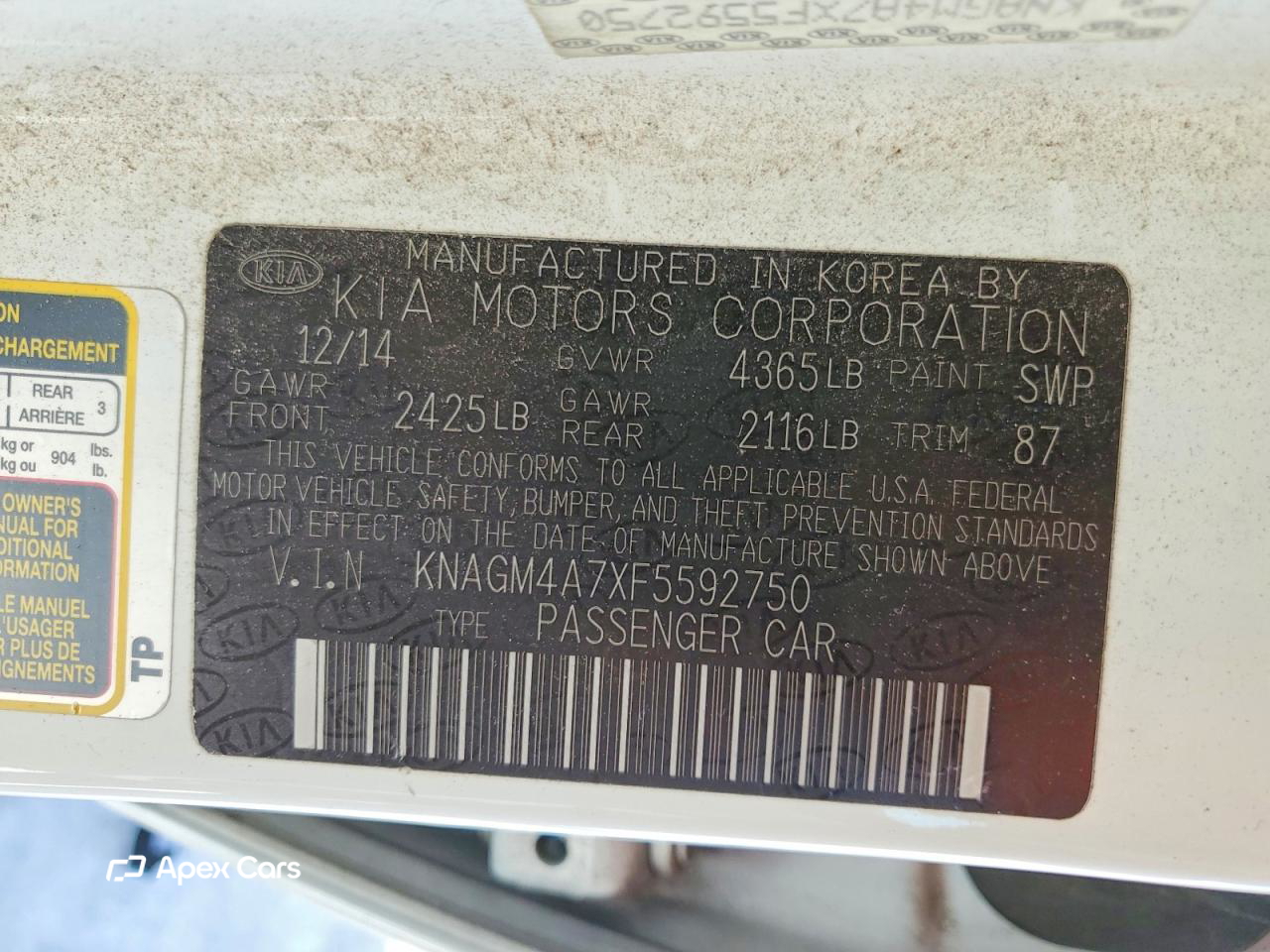 Kia Optima 2015