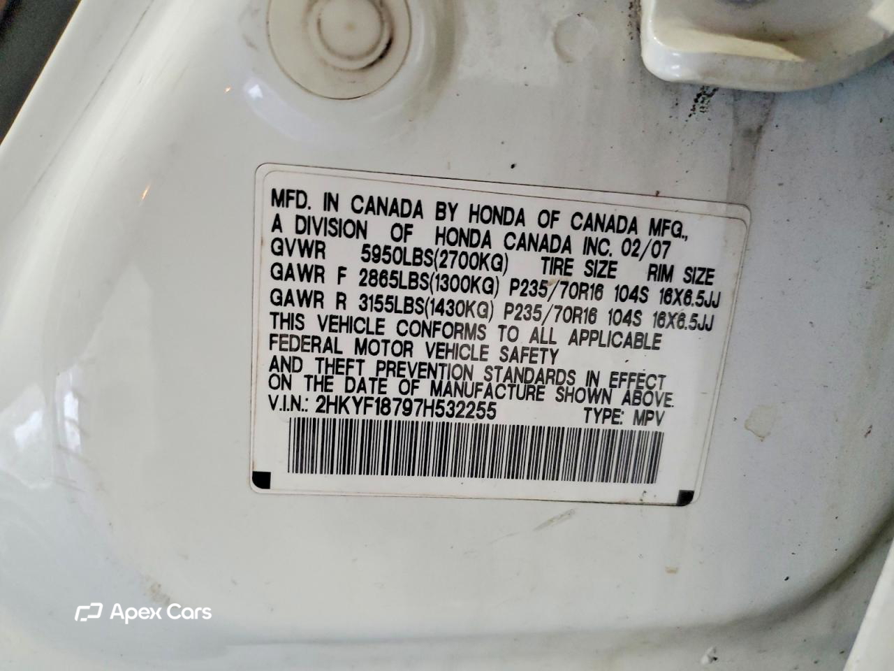 Honda Pilot 2007