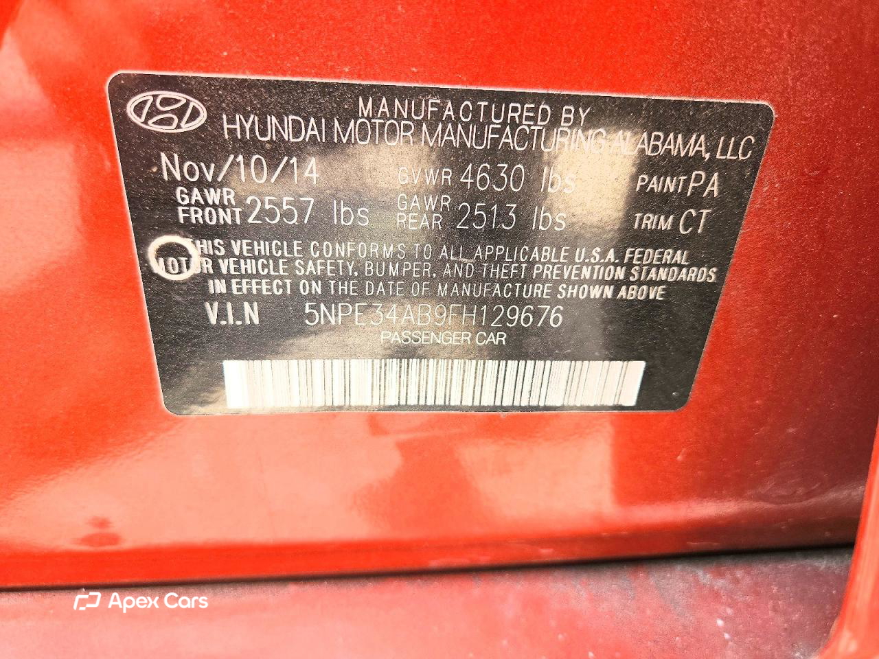 Hyundai Sonata 2015