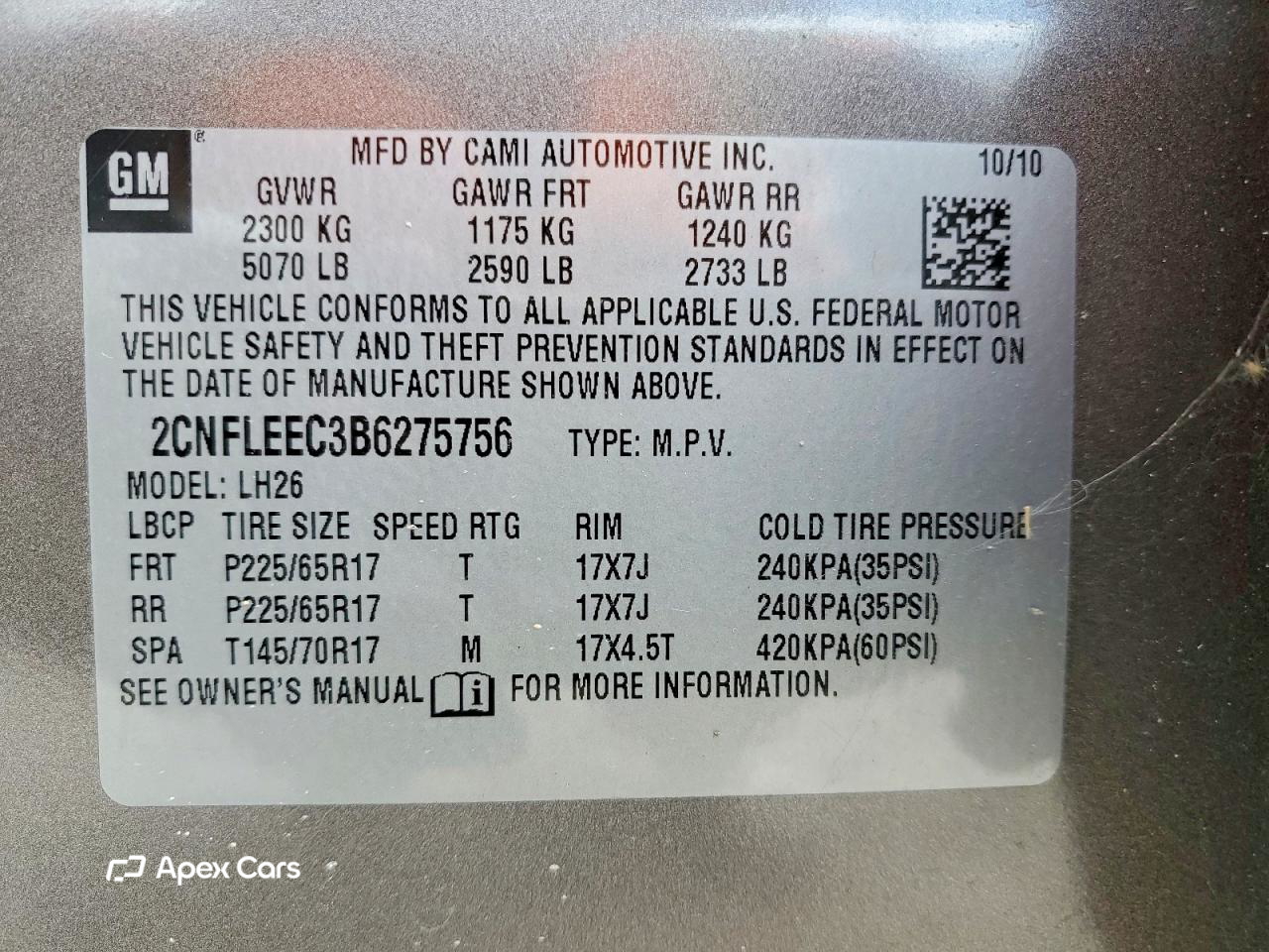 Chevrolet Equinox 2011