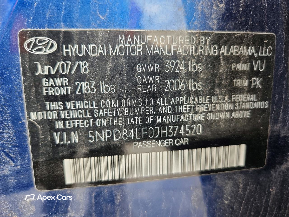 Hyundai Elantra 2018