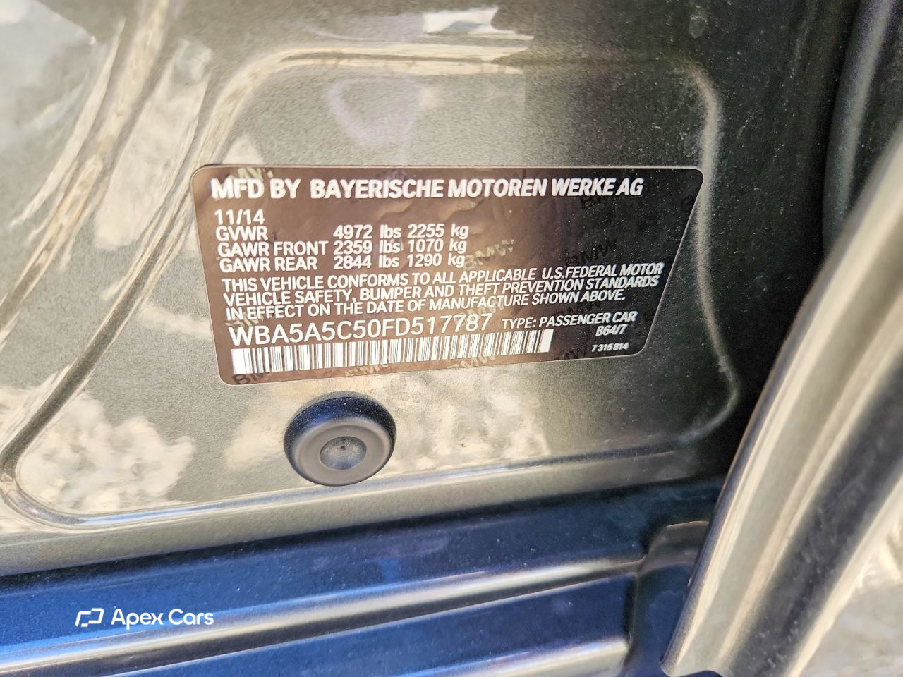BMW Series 5 2015