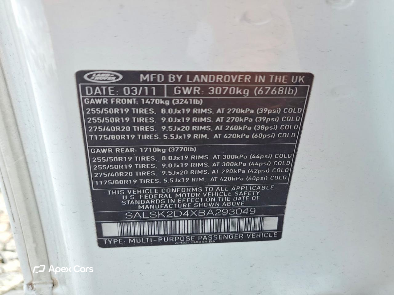 Land Rover Range Rover 2011