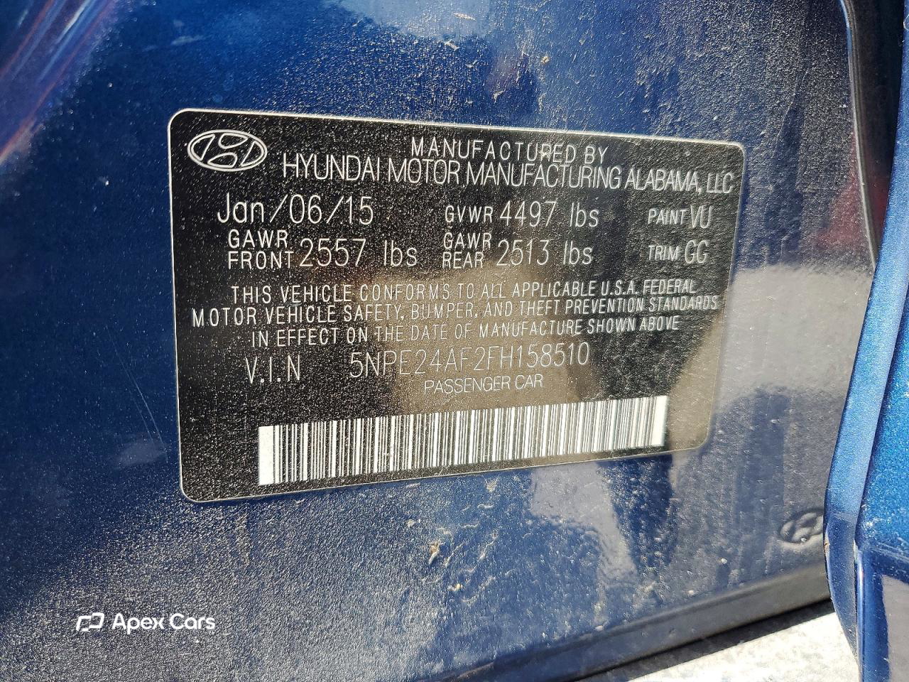 Hyundai Sonata 2015
