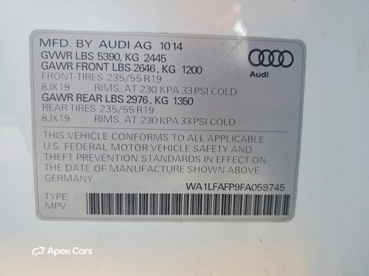 Audi Q5 2015