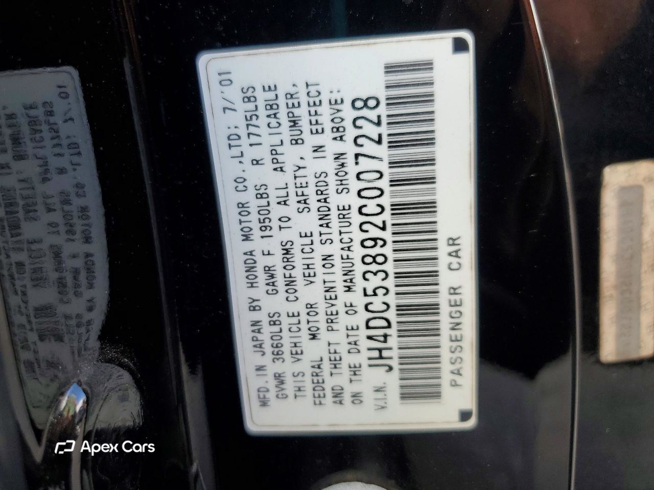 Acura RSX 2002