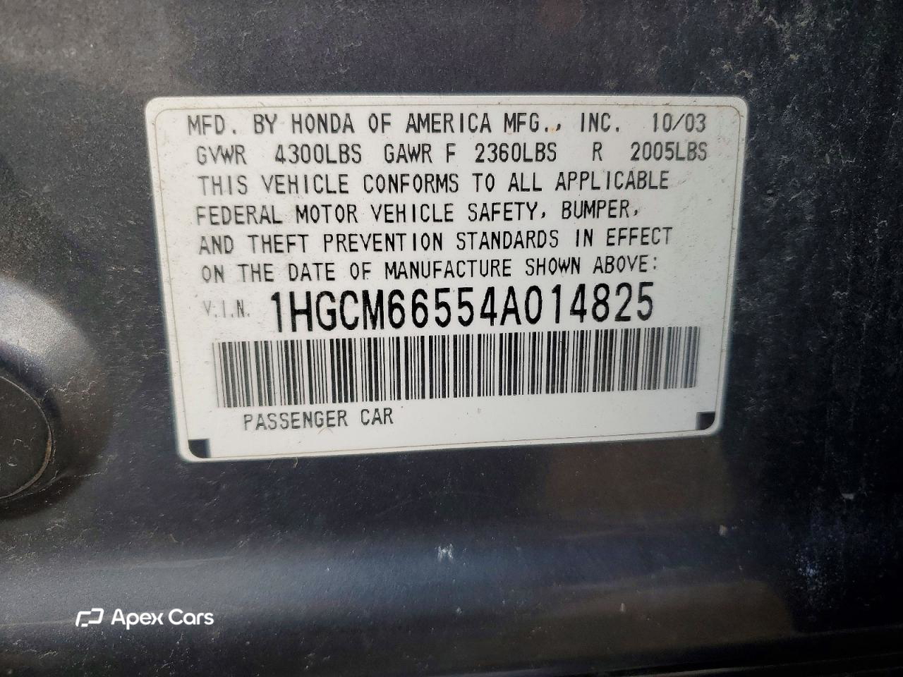 Honda Accord 2004