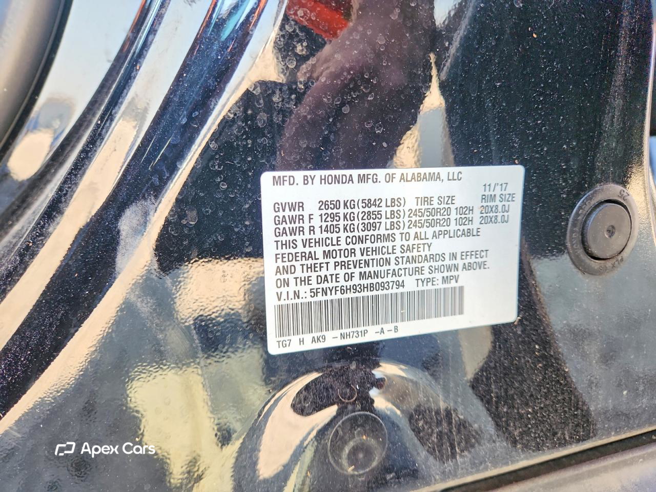 Honda Pilot 2017