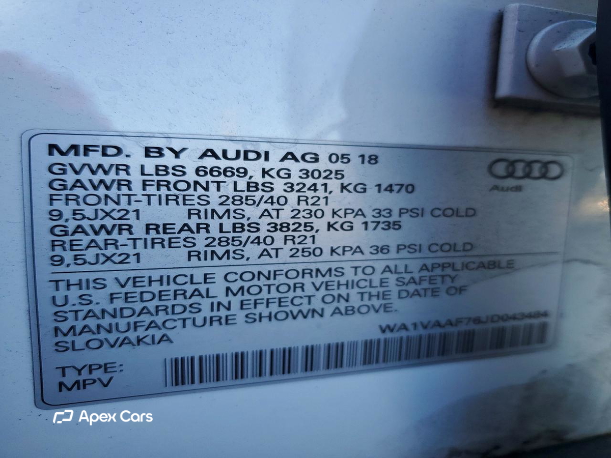 Audi Q7 2018
