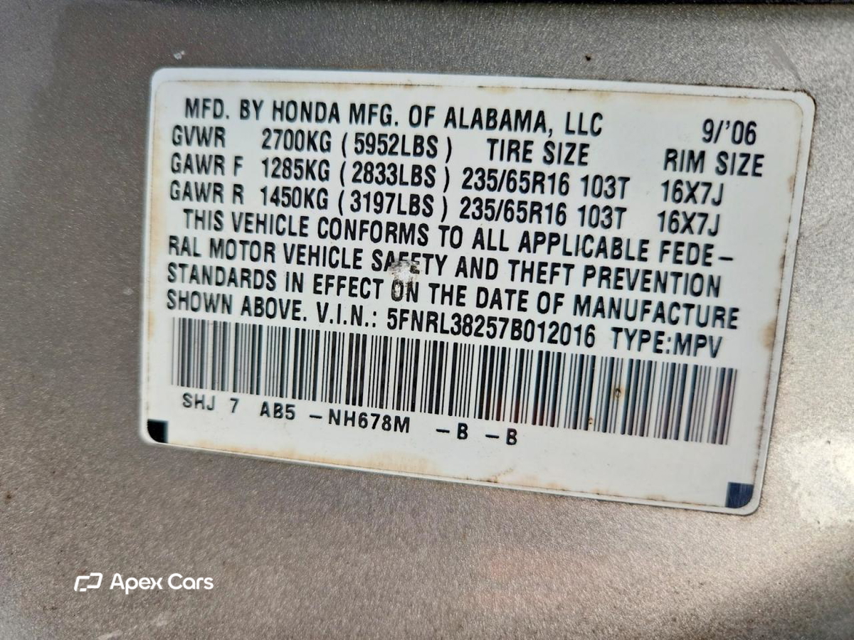 Honda Odyssey 2007