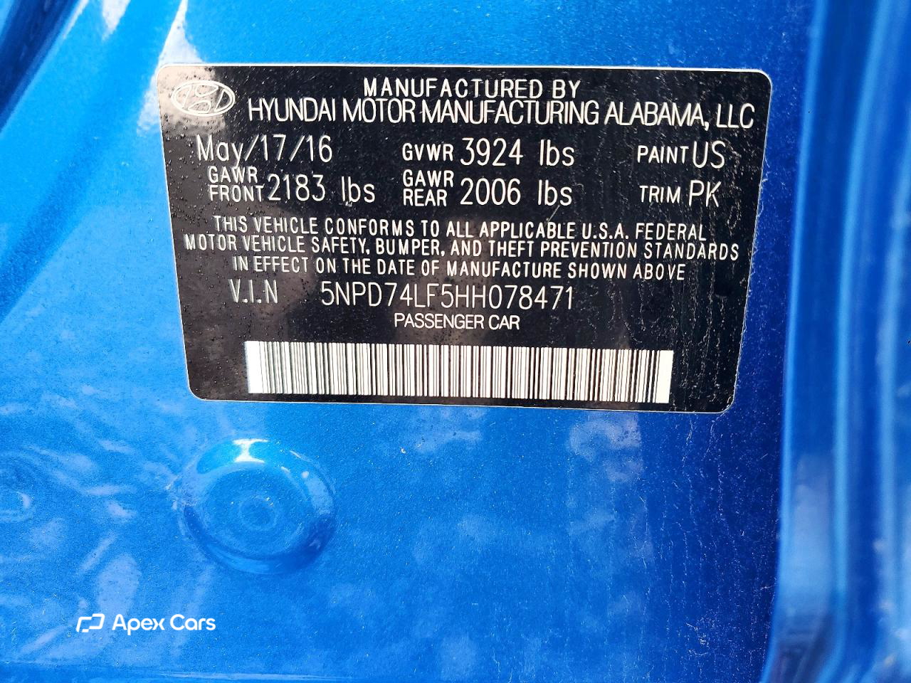 Hyundai Elantra 2017
