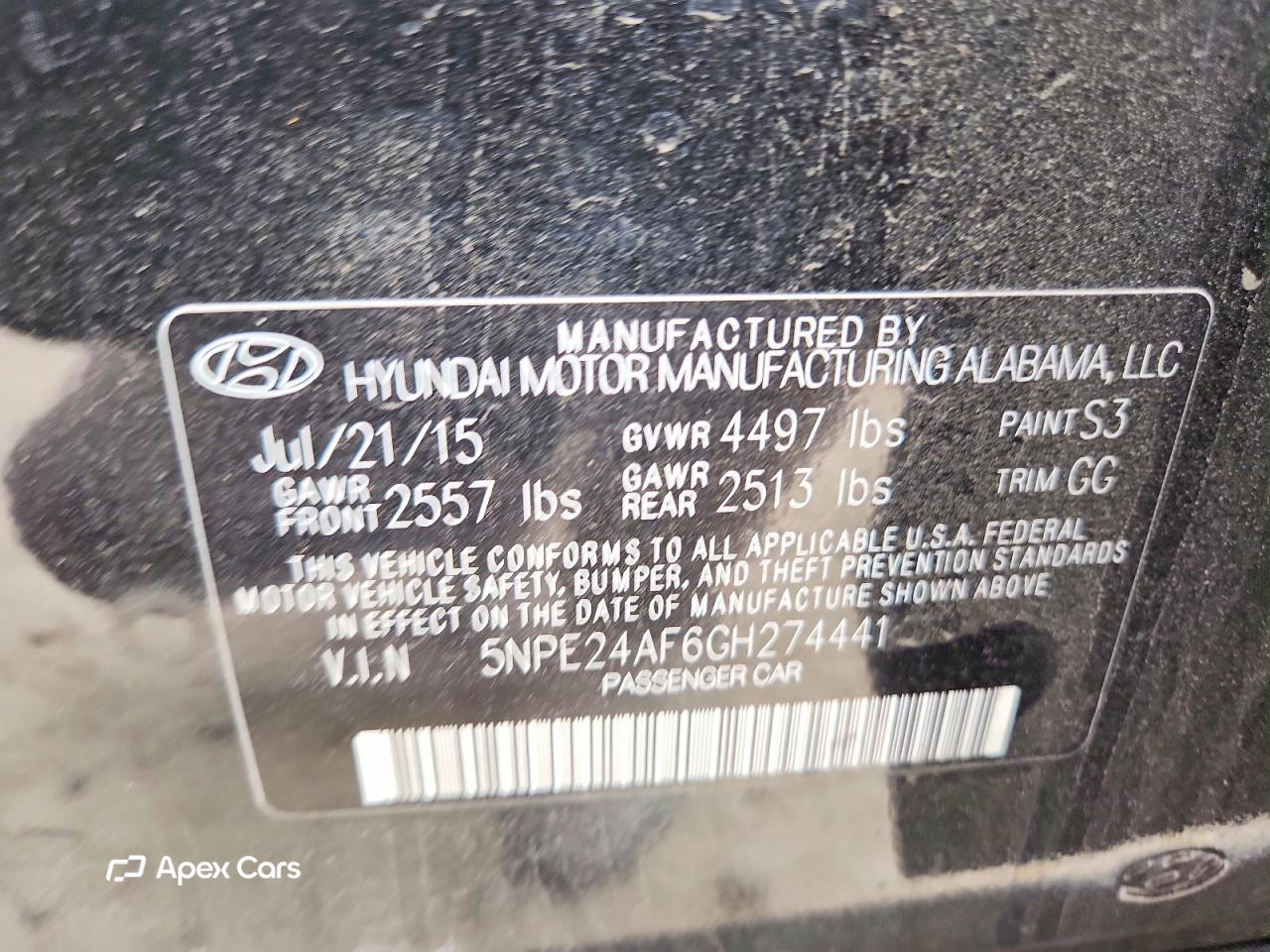 Hyundai Sonata 2016