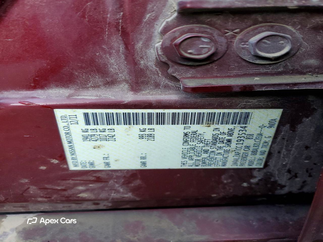 Nissan Altima 2012
