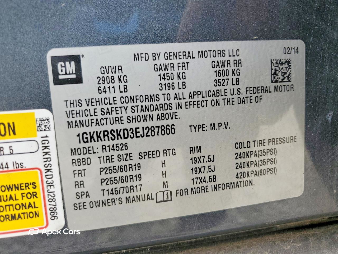 GMC Acadia 2014