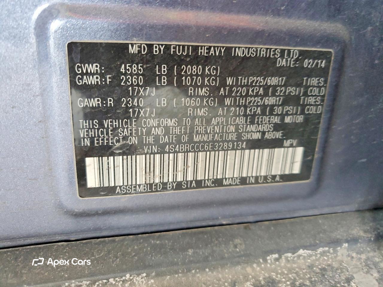 Subaru Outback 2014
