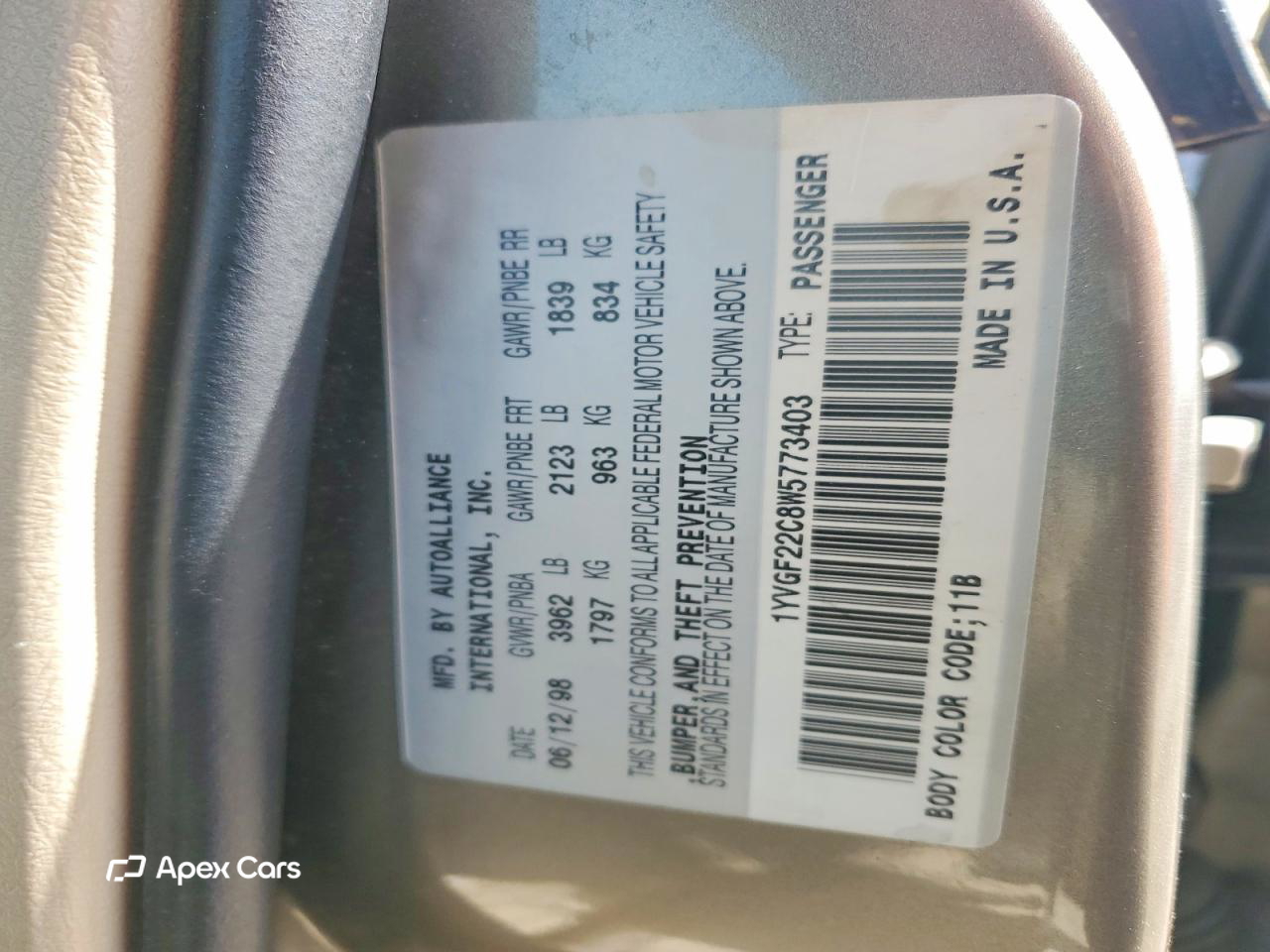 Mazda 626 1998