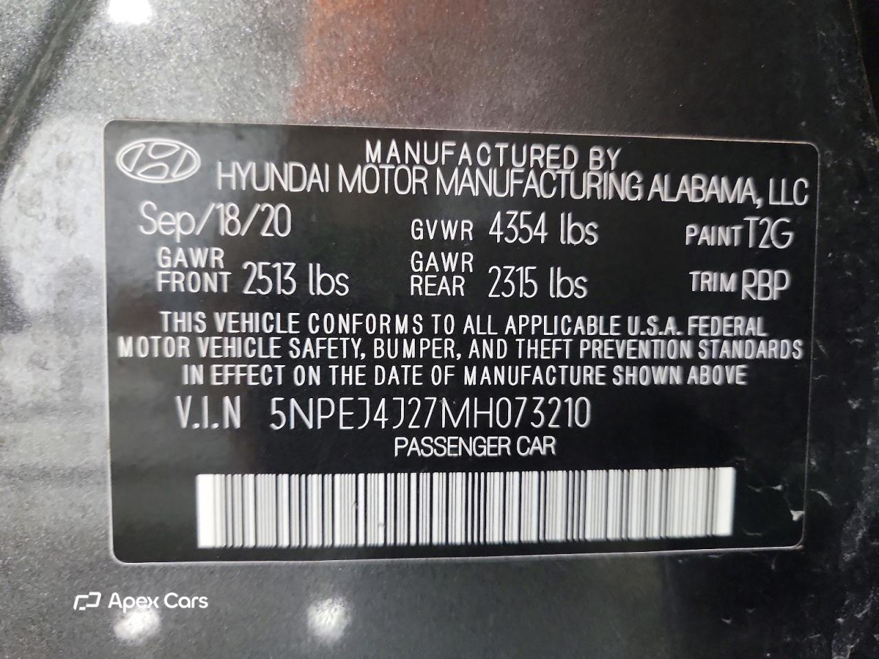 Hyundai Sonata 2021