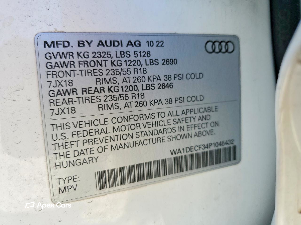 Audi Q3 2023