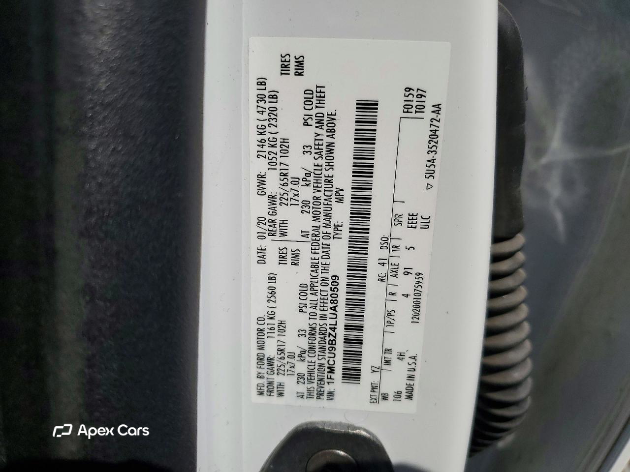 Ford Escape 2020