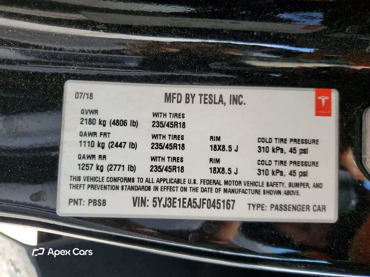 Tesla Model 3 2018