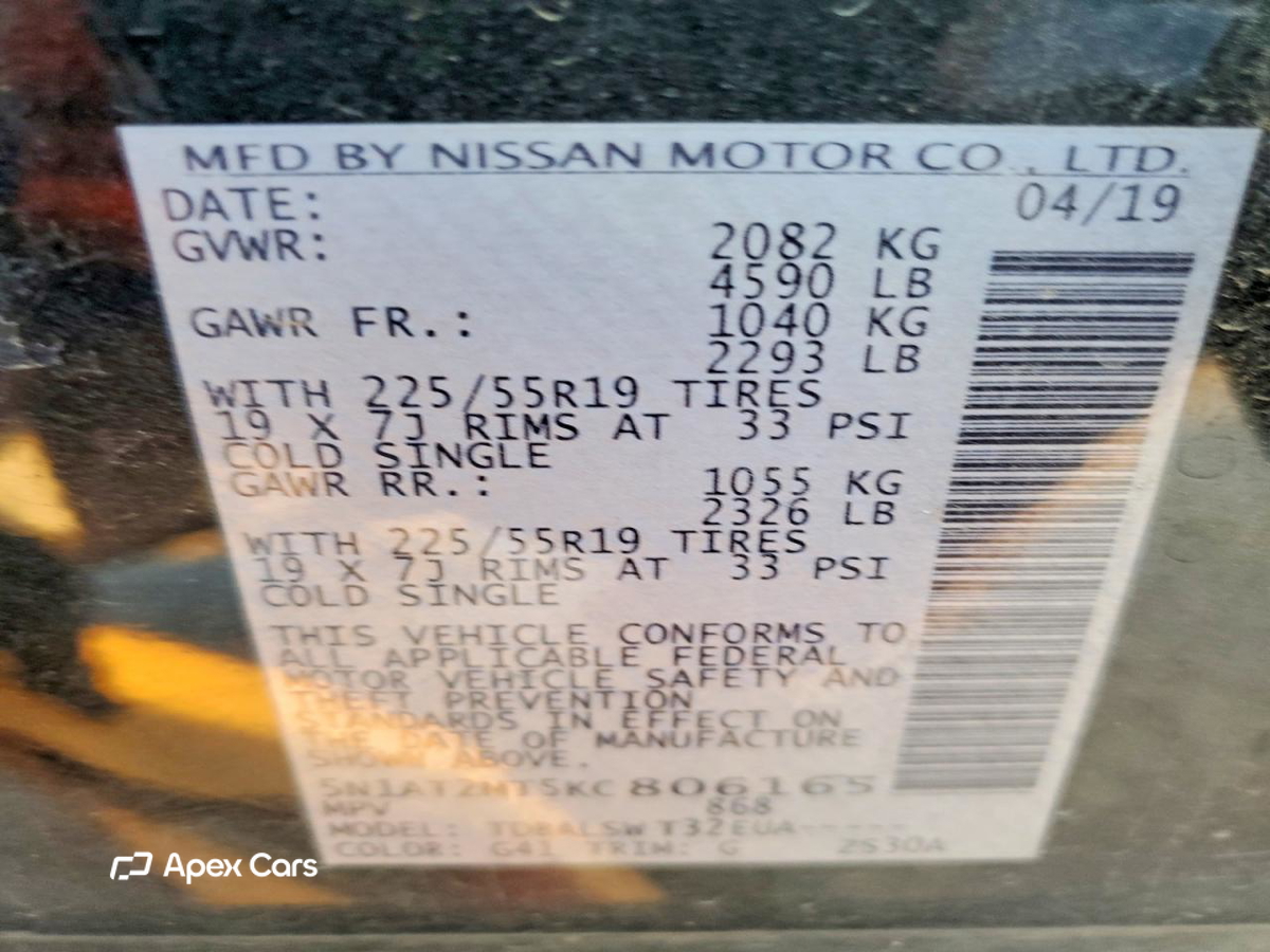Nissan Rogue 2019