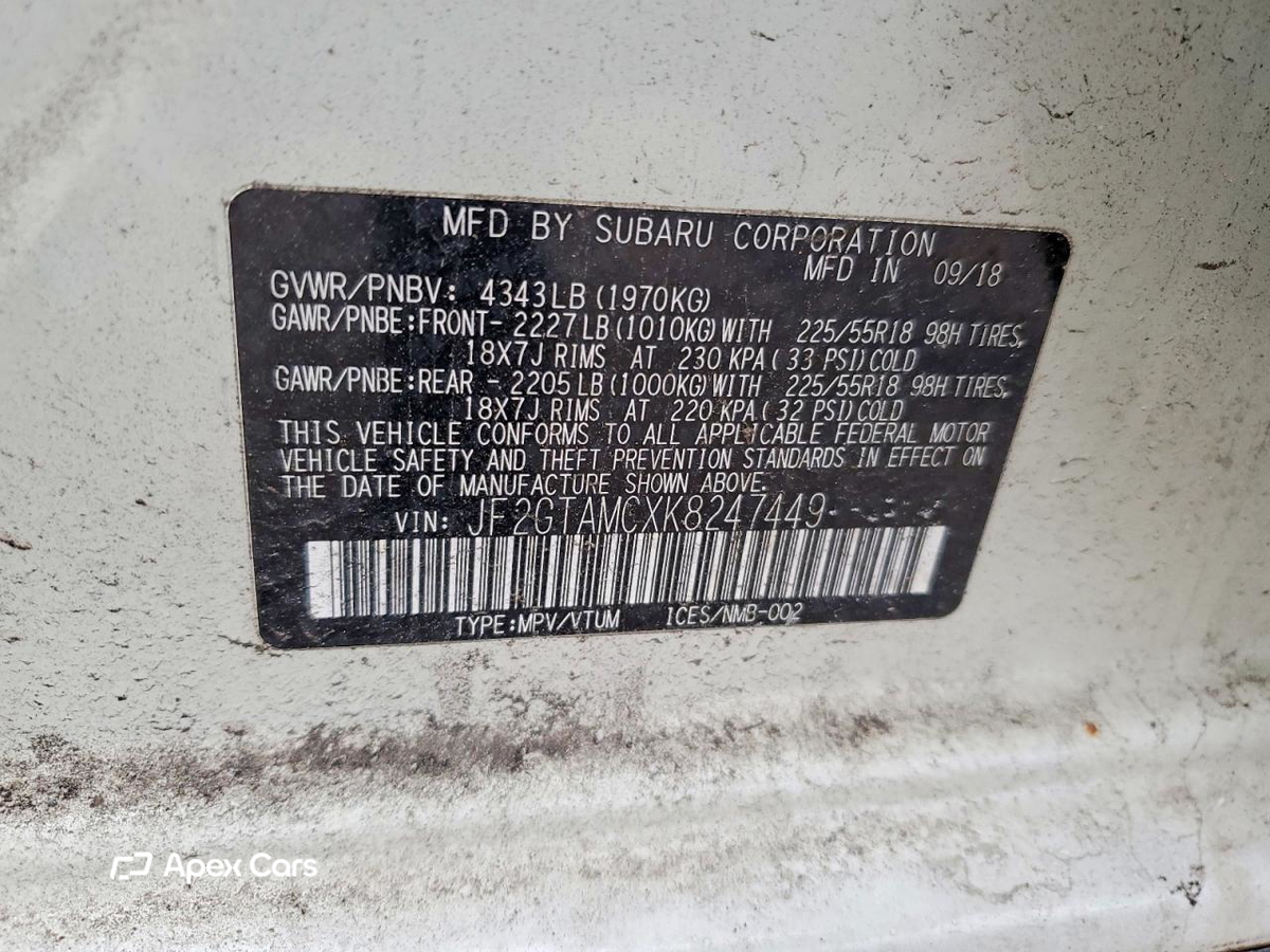Subaru XV 2019