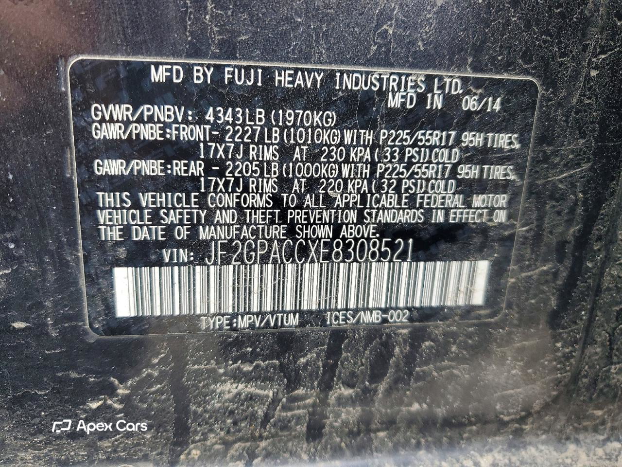 Subaru XV 2014