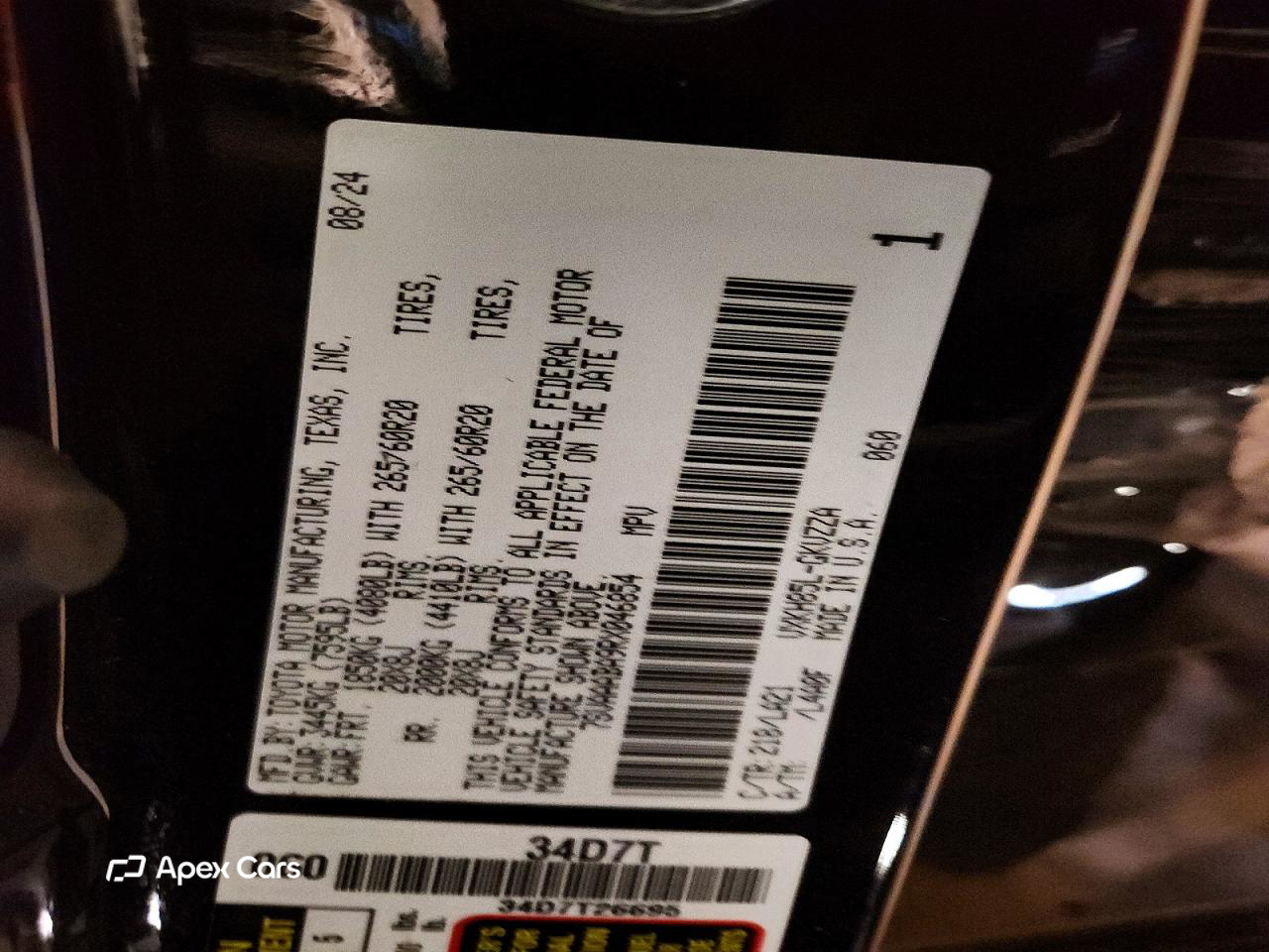 Toyota Sequoia 2024