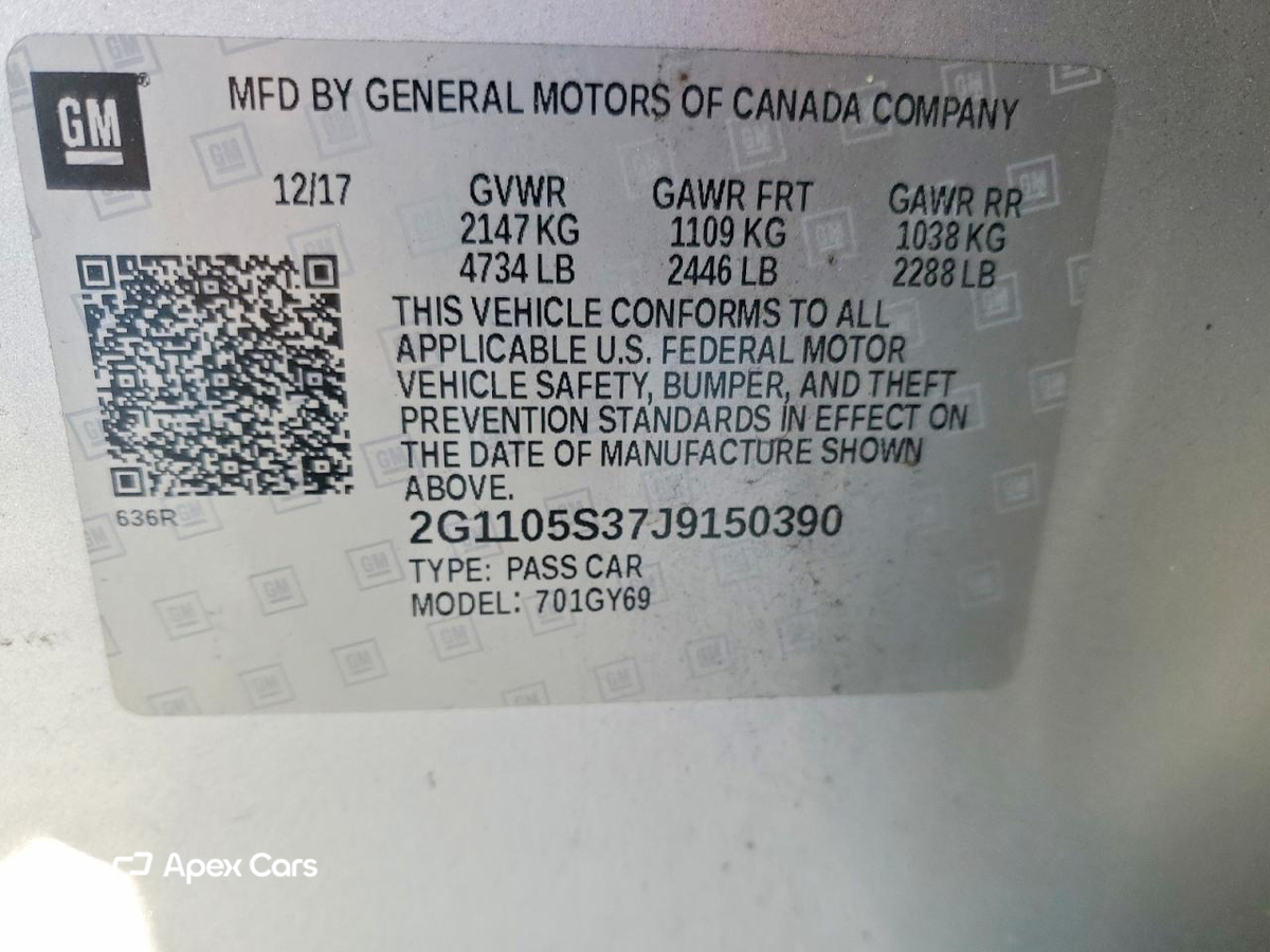 Chevrolet Impala 2018