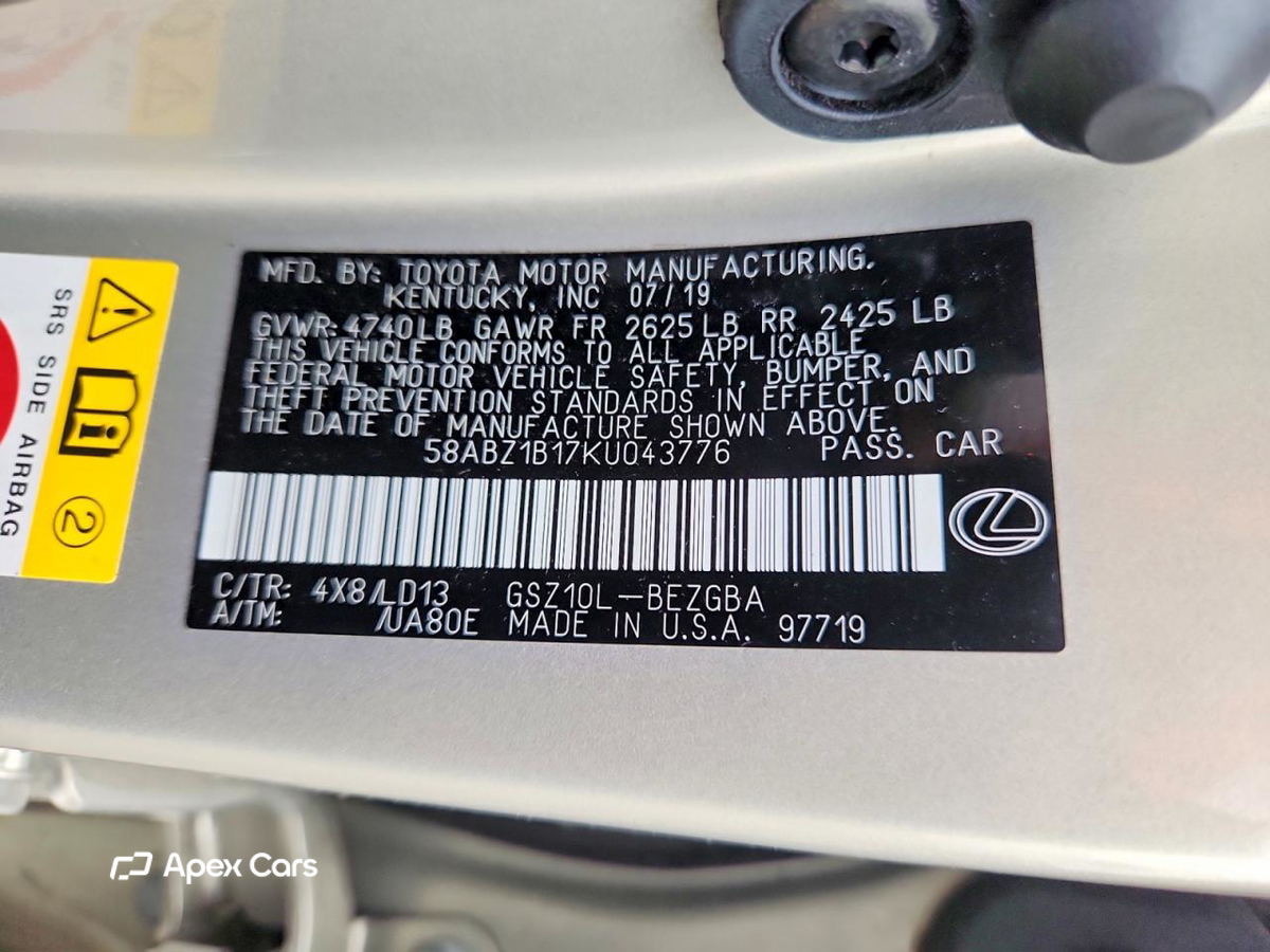 Lexus ES 2019