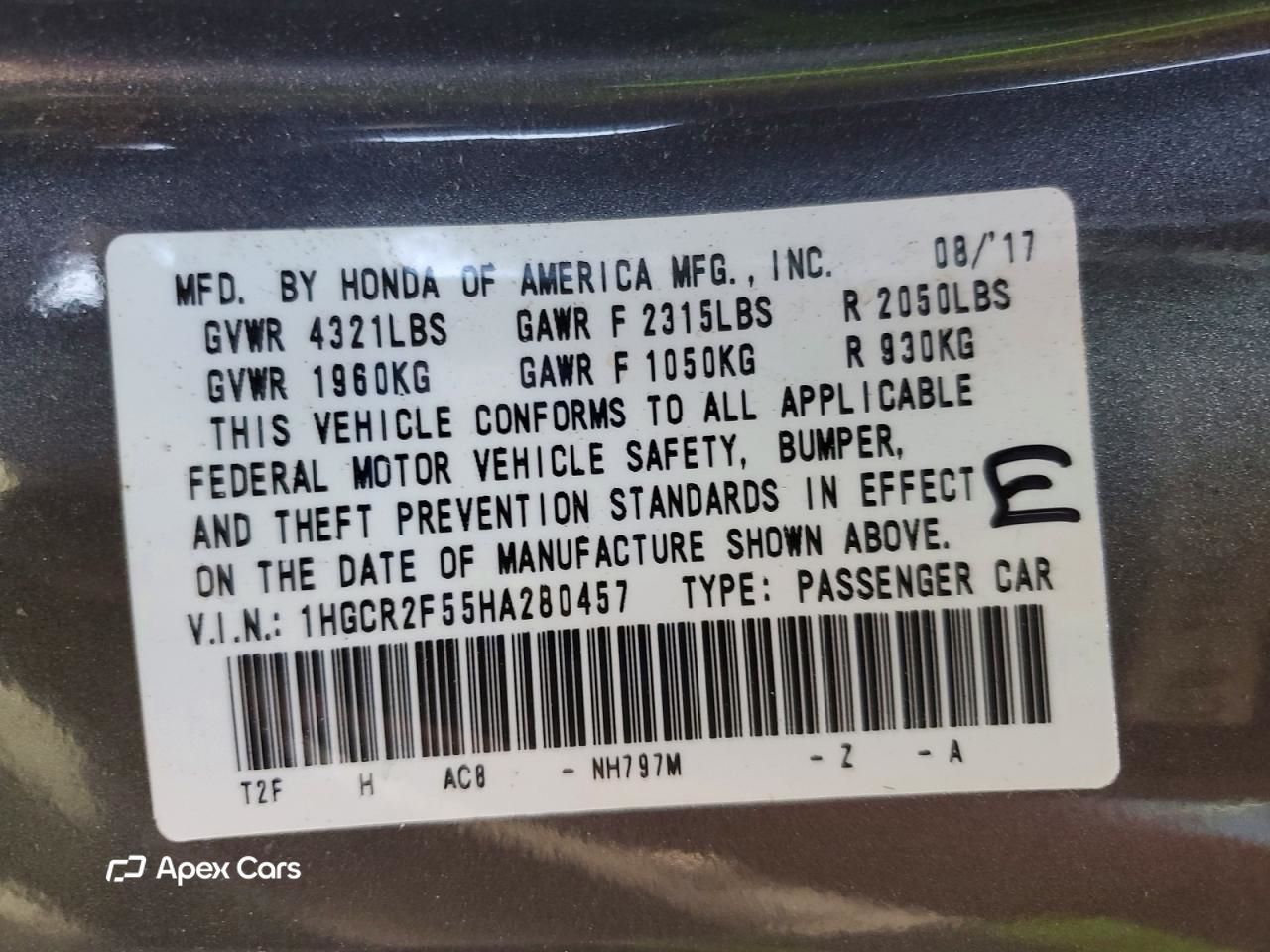 Honda Accord 2017