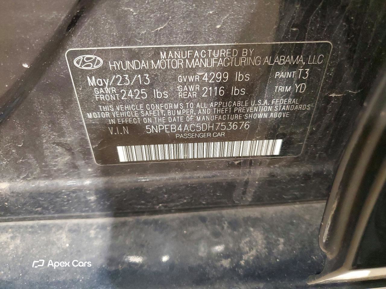 Hyundai Sonata 2013