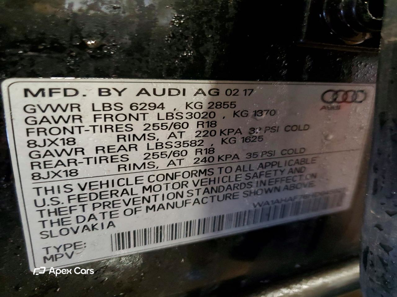 Audi Q7 2017