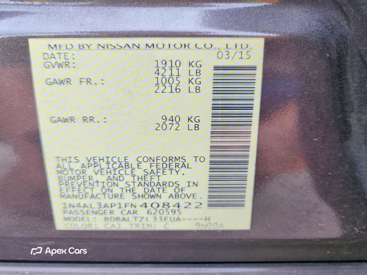 Nissan Altima 2015