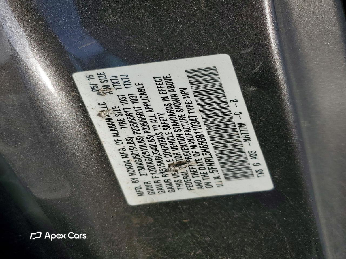 Honda Odyssey 2016
