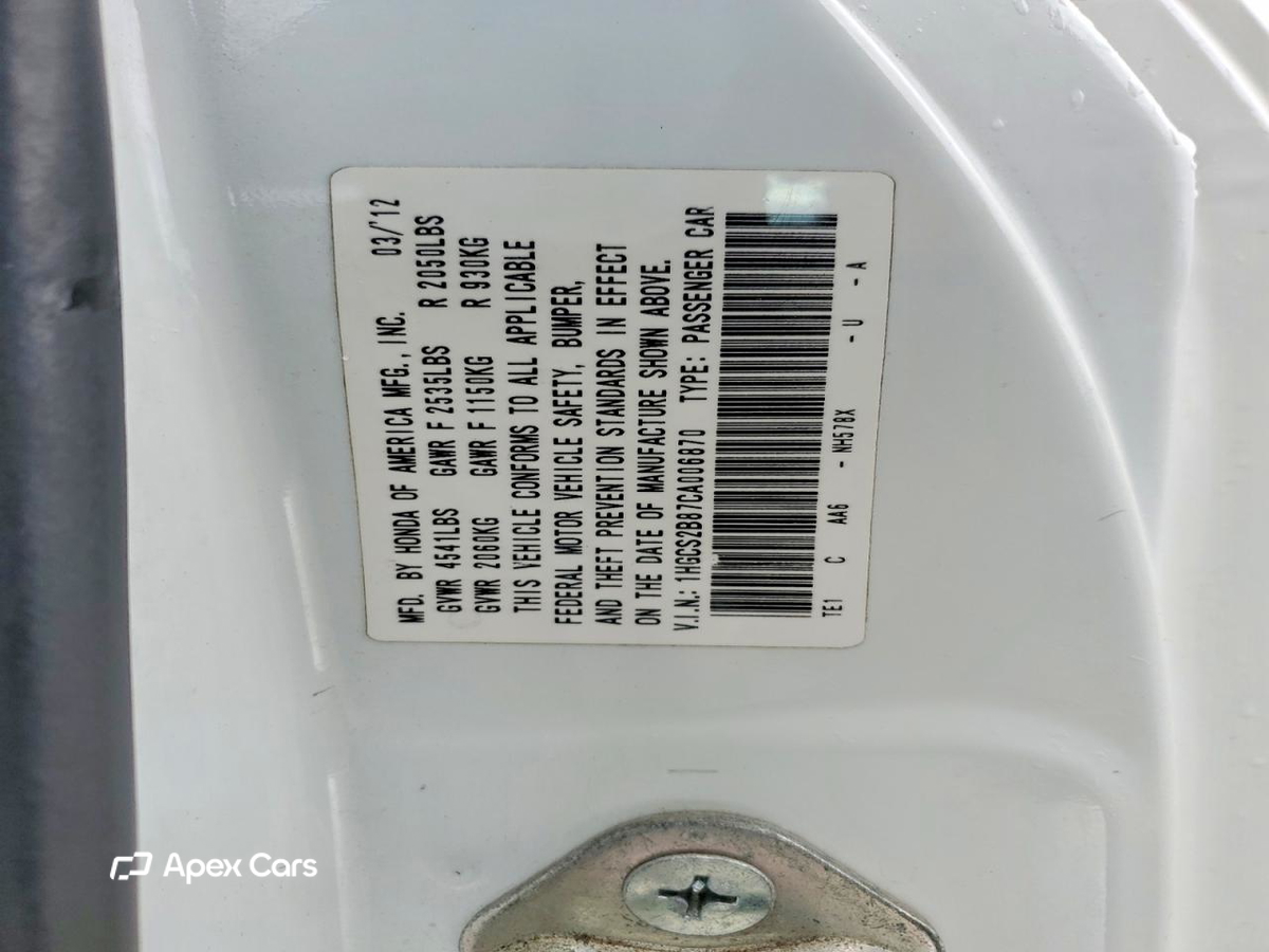 Honda Accord 2012