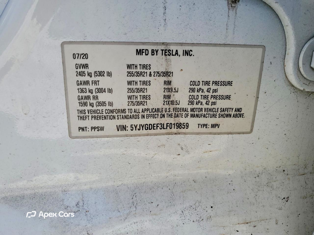 Tesla Model Y 2020