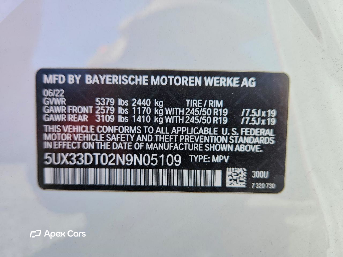 BMW X4 2022