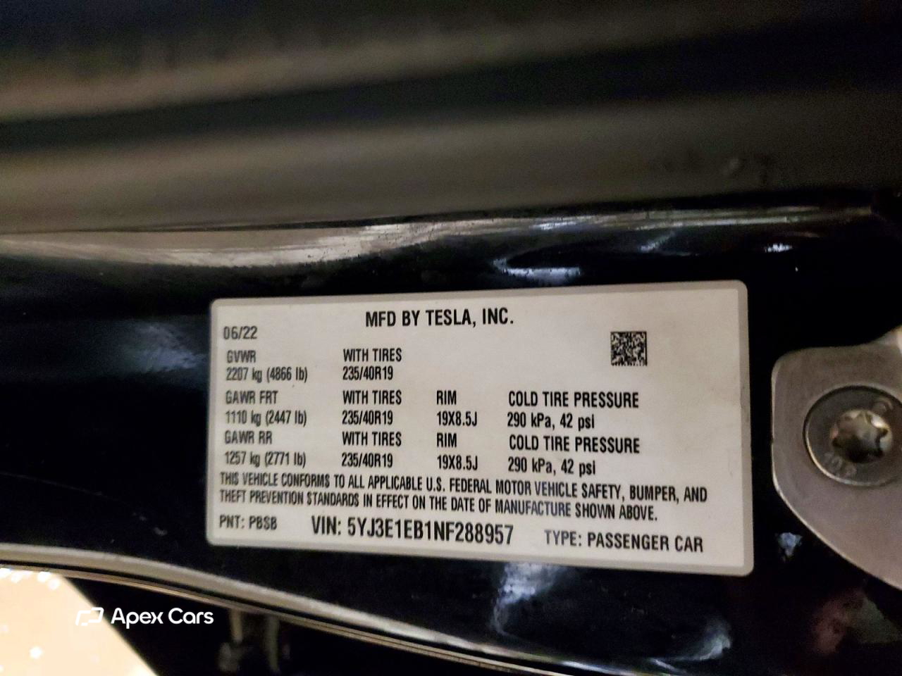 Tesla Model 3 2022