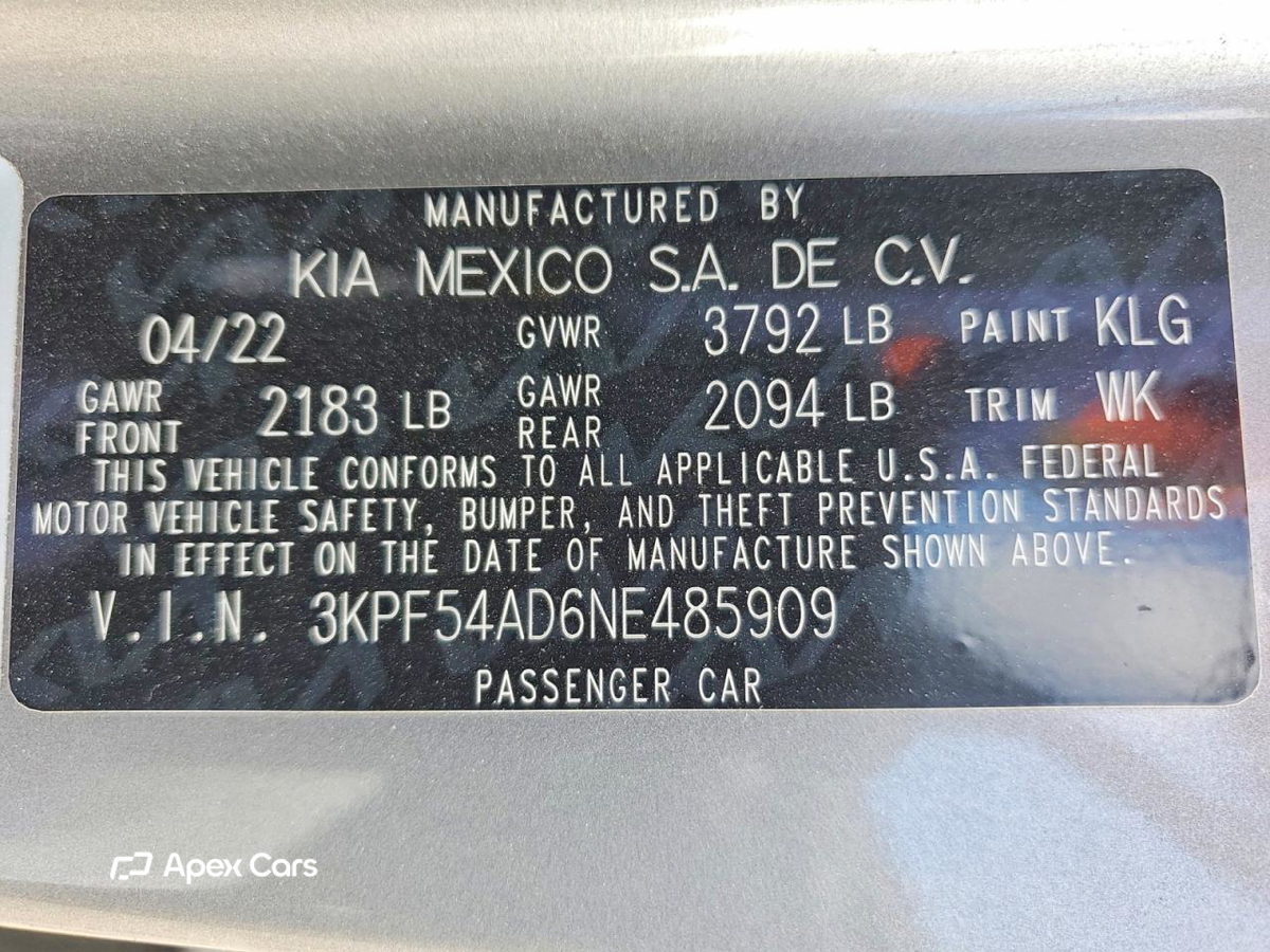 Kia Forte 2022