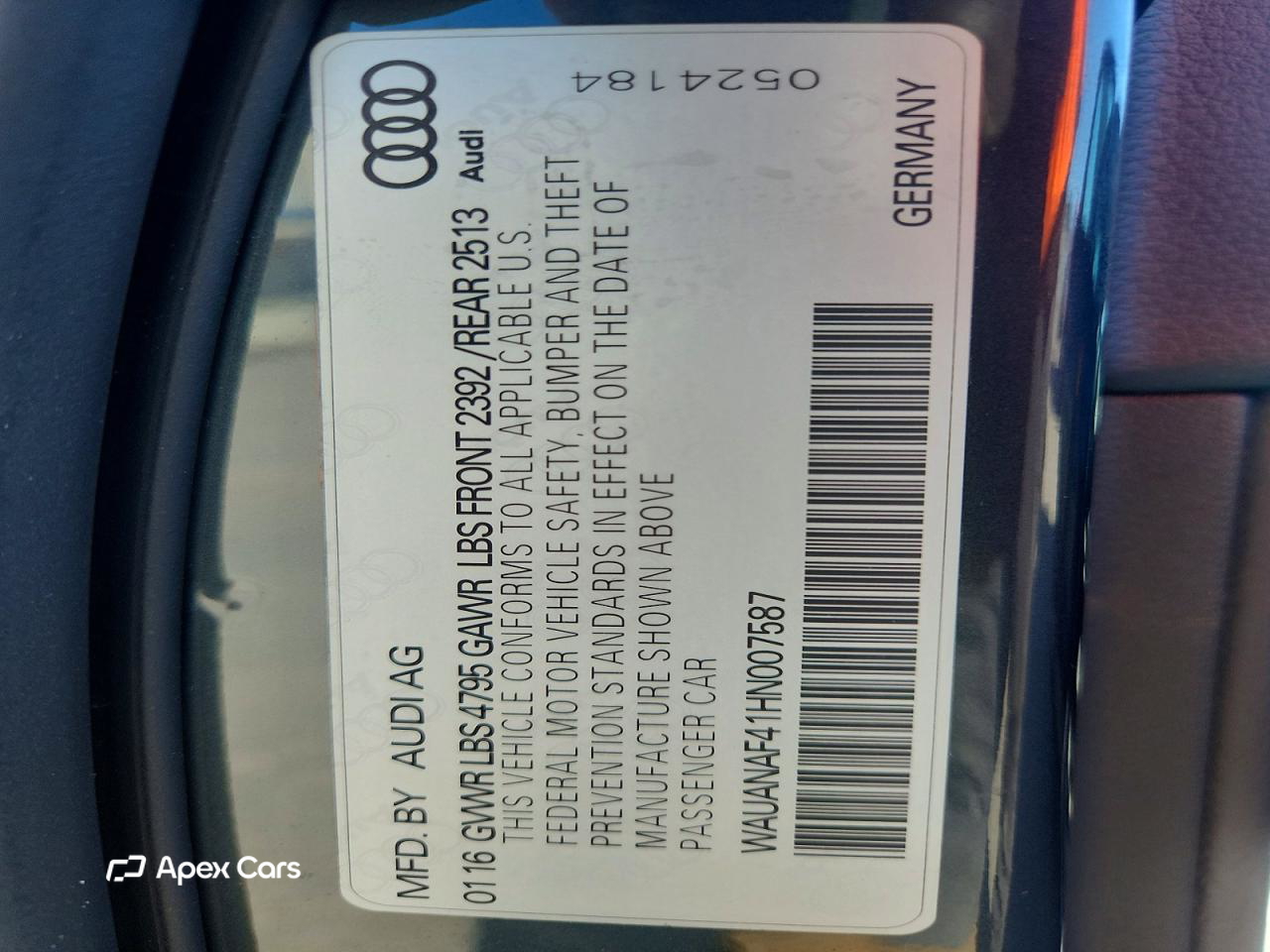 Audi A4 2017