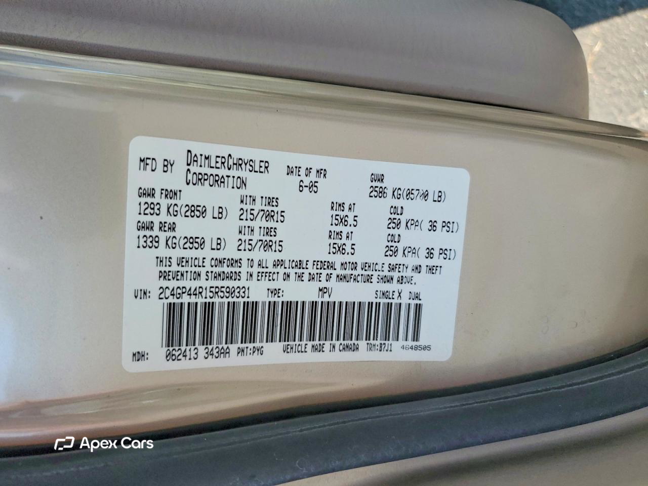 Chrysler Voyager 2005
