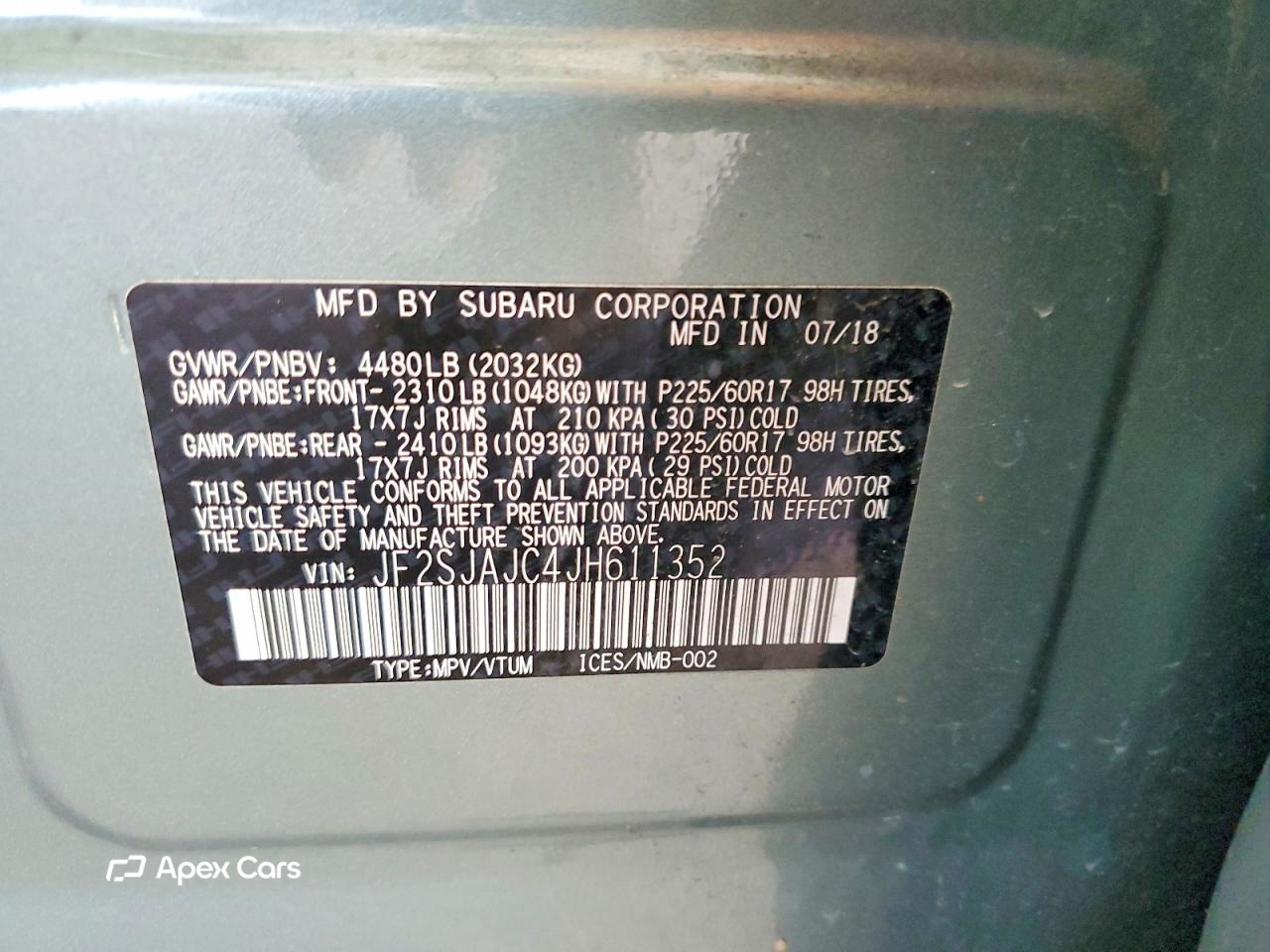 Subaru Forester 2018