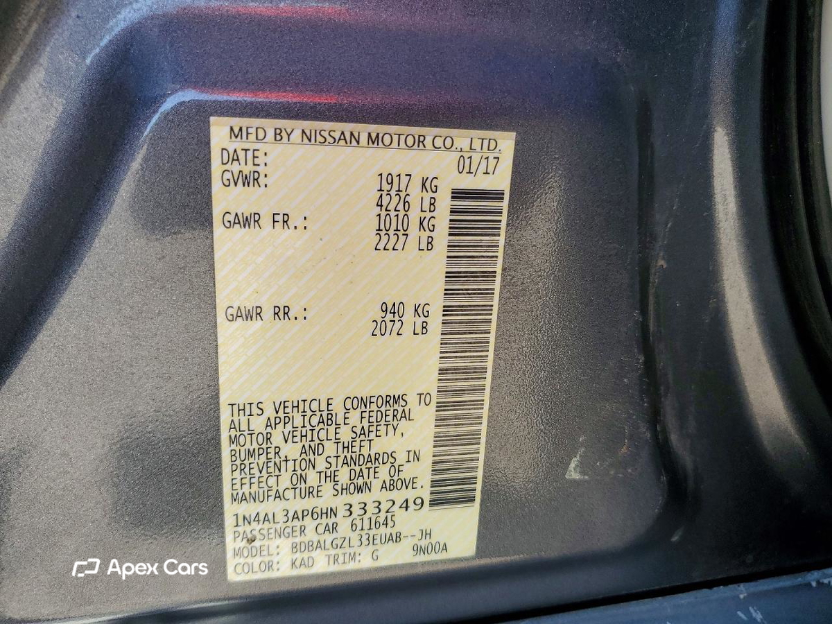 Nissan Altima 2017